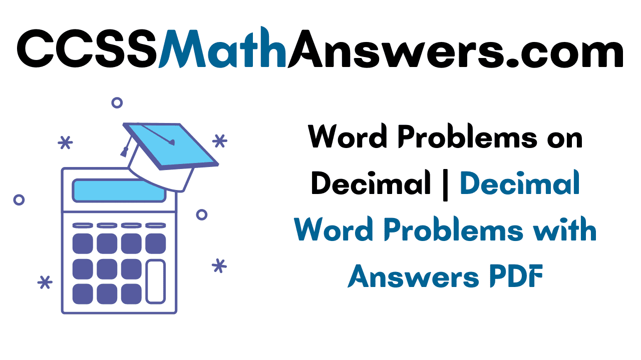 Word Problems on Decimal