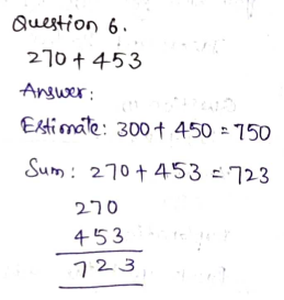 Go Math Grade 3 Answer Key Chapter 1 Addition and Subtraction within 1,000 Page 45 Q6