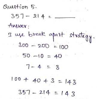 Go Math Grade 3 Answer Key Chapter 1 Addition and Subtraction within 1,000 Page 59 Q5