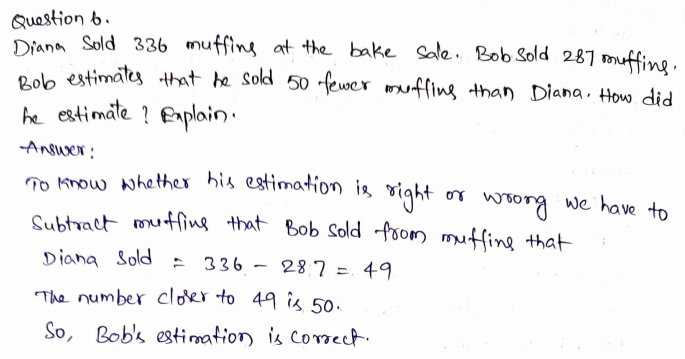 Go Math Grade 3 Answer Key Chapter 1 Addition and Subtraction within 1,000 Page 80 Q6