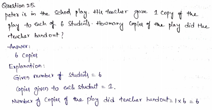 Go Math Grade 3 Answer Key Chapter 3 Understand Multiplication Page 181 Q25