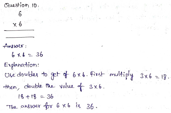 Go Math Grade 3 Answer Key Chapter 4 Multiplication Facts and Strategies Page 221 Q10