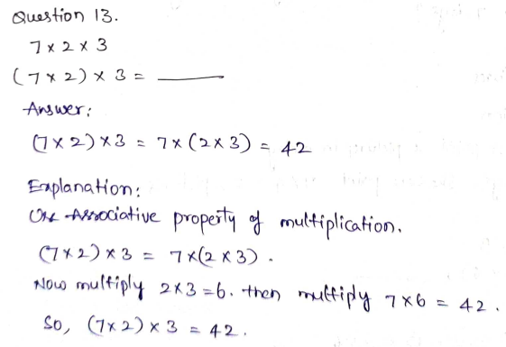 Go Math Grade 3 Answer Key Chapter 4 Multiplication Facts and Strategies Page 227 Q13