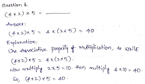 Go Math Grade 3 Answer Key Chapter 4 Multiplication Facts and Strategies Page 227 Q6