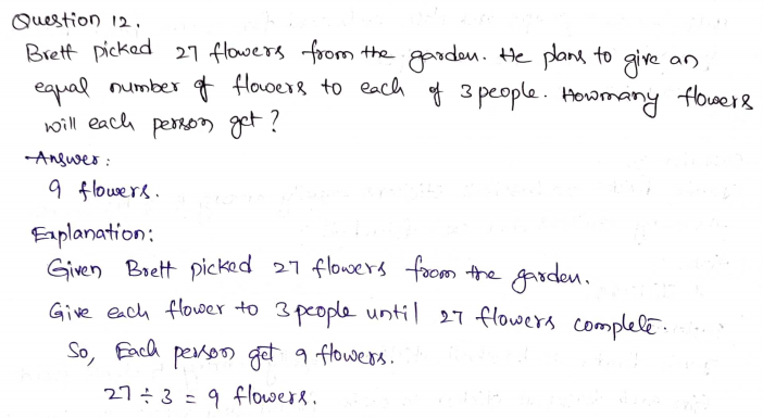 Go Math Grade 3 Answer Key Chapter 6 Understand Division Page 311 Q12