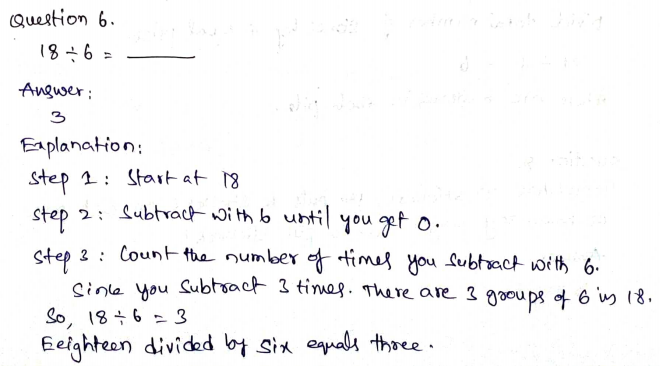 Go Math Grade 3 Answer Key Chapter 6 Understand Division Page 329 Q6