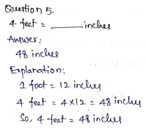 Go Math Grade 4 Answer Key Chapter 12 Relative Sizes of Measurement Units Page 651 Q5