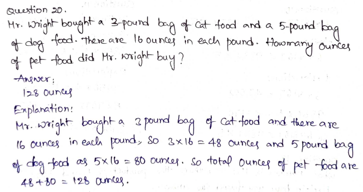 Go Math Grade 4 Answer Key Chapter 2 Multiply by 1-Digit Numbers Page 121 Q20