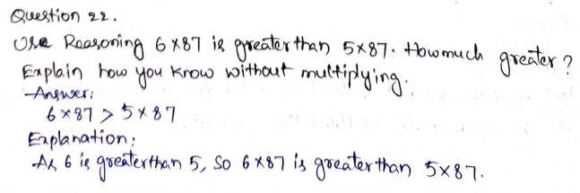 Go Math Grade 4 Answer Key Chapter 2 Multiply by 1-Digit Numbers Page 121 Q22