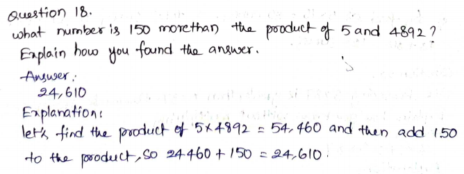 Go Math Grade 4 Answer Key Chapter 2 Multiply by 1-Digit Numbers Page 128 Q18