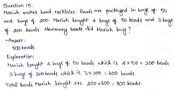 Go Math Grade 4 Answer Key Chapter 2 Multiply by 1-Digit Numbers Page 78 Q15