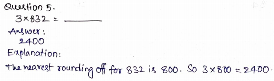 Go Math Grade 4 Answer Key Chapter 2 Multiply by 1-Digit Numbers Page 85 Q5