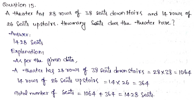 Go Math Grade 4 Answer Key Chapter 3 Multiply 2-Digit Numbers Page 173 Q15