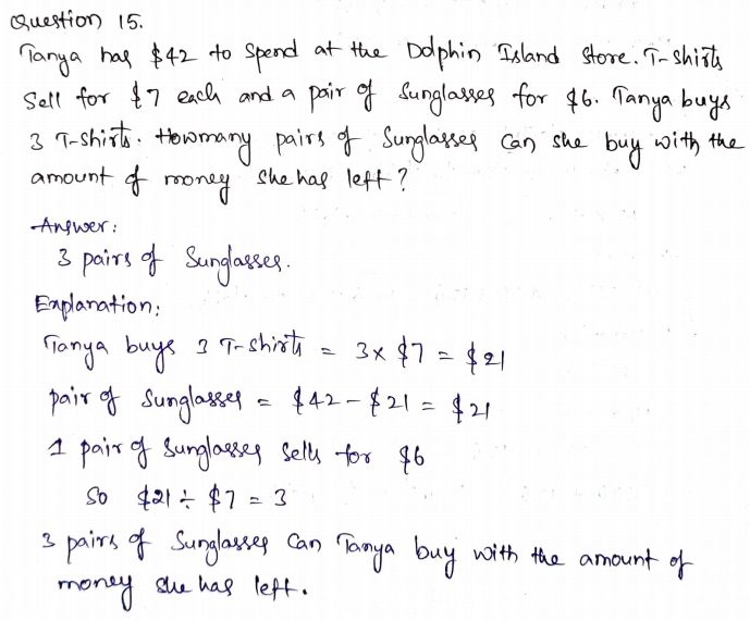 Go Math Grade 4 Answer Key Chapter 3 Multiply 2-Digit Numbers Page 199 Q15
