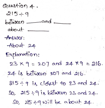 Go Math Grade 4 Answer Key Chapter 4 Divide by 1-Digit Numbers Page 201 Q4