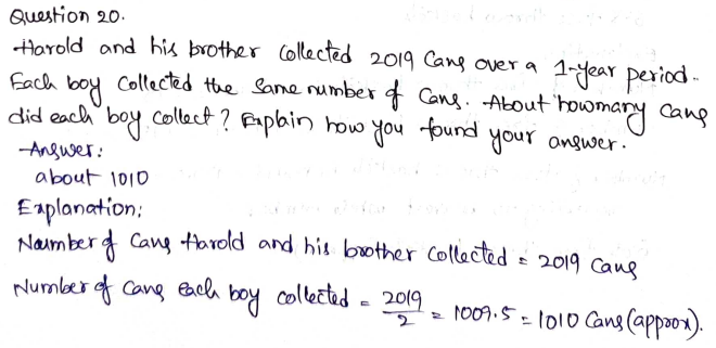 Go Math Grade 4 Answer Key Chapter 4 Divide by 1-Digit Numbers Page 223 Q20