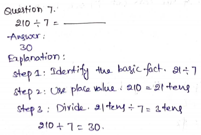 Go Math Grade 4 Answer Key Chapter 4 Divide by 1-Digit Numbers Page 233 Q7