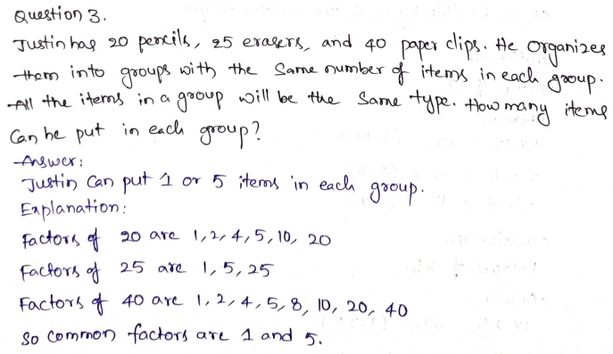Go Math Grade 4 Answer Key Chapter 5 Factors, Multiples, and Patterns Page 295 Q3
