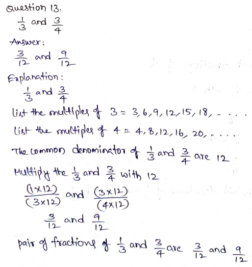 Go Math Grade 4 Answer Key Chapter 6 Fraction Equivalence and Comparison Page 357 Q13