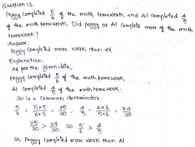 Go Math Grade 4 Answer Key Chapter 6 Fraction Equivalence and Comparison Page 369 Q13