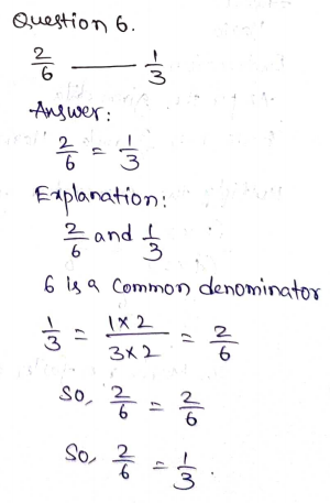 Go Math Grade 4 Answer Key Chapter 6 Fraction Equivalence and Comparison Page 369 Q6