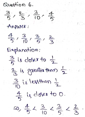 Go Math Grade 4 Answer Key Chapter 6 Fraction Equivalence and Comparison Page 373 Q6