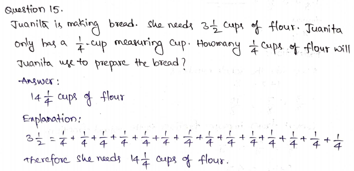 Go Math Grade 4 Answer Key Chapter 7 Add and Subtract Fractions Page 419 Q15