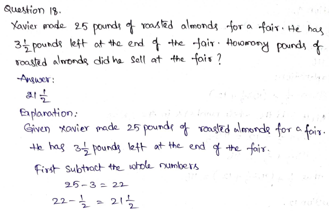 Go Math Grade 4 Answer Key Chapter 7 Add and Subtract Fractions Page 433 Q18