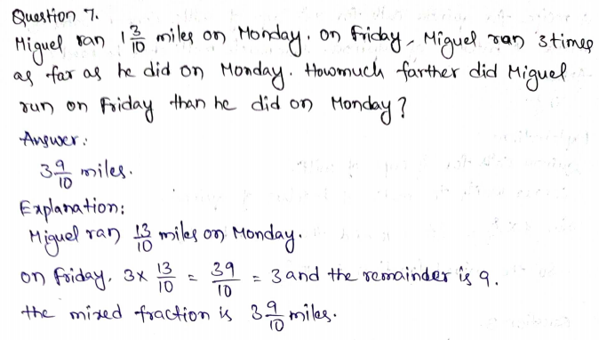 Go Math Grade 4 Answer Key Chapter 8 Multiply Fractions by Whole Numbers Page 484 Q7