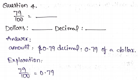 Go Math Grade 4 Answer Key Chapter 9 Relate Fractions and Decimals Page 517 Q4