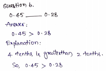 Go Math Grade 4 Answer Key Chapter 9 Relate Fractions and Decimals Page 537 Q6