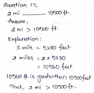 Go Math Grade 5 Answer Key Chapter 10 Convert Units of Measure Page 587 Q17