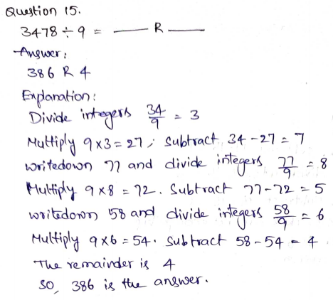 Go Math Grade 5 Answer Key Chapter 2 Divide Whole Numbers Page 63 Q15