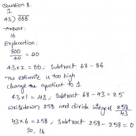 Go Math Grade 5 Answer Key Chapter 2 Divide Whole Numbers Page 93 Q8