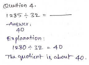 Go Math Grade 5 Answer Key Chapter 2 Divide Whole Numbers Page 99 Q4