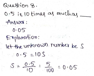 Go Math Grade 5 Answer Key Chapter 3 Add and Subtract Decimals Page 111 Q8