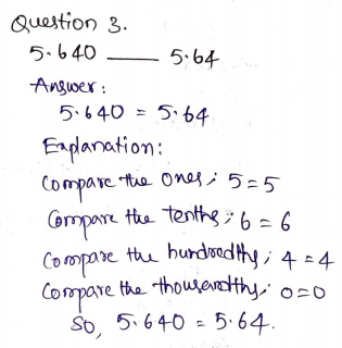 Go Math Grade 5 Answer Key Chapter 3 Add and Subtract Decimals Page 119 Q3
