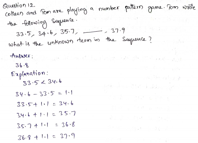 Go Math Grade 5 Answer Key Chapter 3 Add and Subtract Decimals Page 150 Q12
