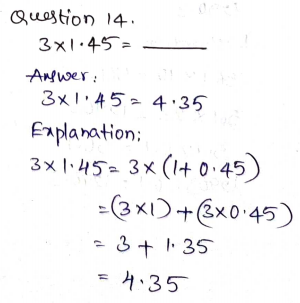 Go Math Grade 5 Answer Key Chapter 4 Multiply Decimals Page 171 Q14