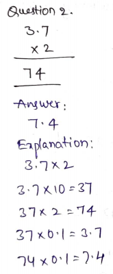 Go Math Grade 5 Answer Key Chapter 4 Multiply Decimals Page 171 Q2