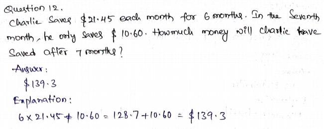 Go Math Grade 5 Answer Key Chapter 4 Multiply Decimals Page 182 Q12
