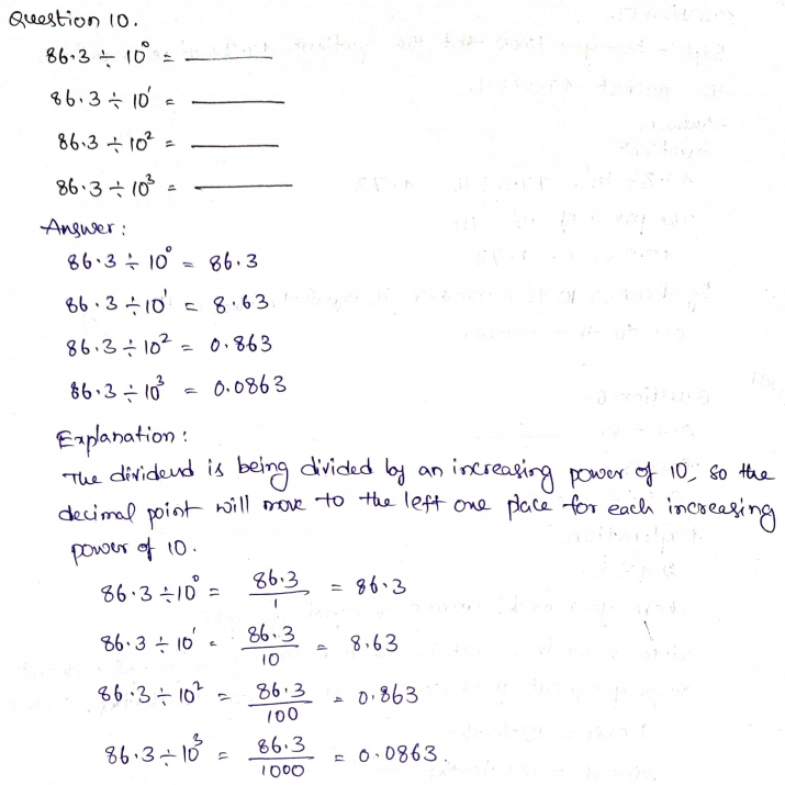 Go Math Grade 5 Answer Key Chapter 5 Divide Decimals Page 203 Q10
