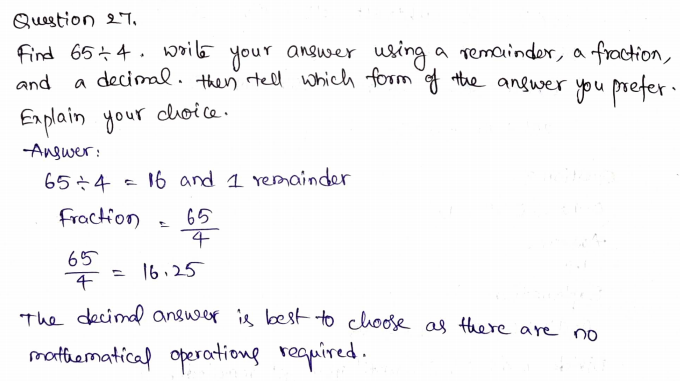Go Math Grade 5 Answer Key Chapter 5 Divide Decimals Page 230 Q27