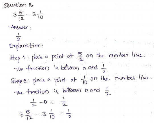 Go Math Grade 5 Answer Key Chapter 6 Add and Subtract Fractions with Unlike Denominators Page 253 Q16