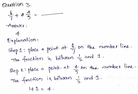 Go Math Grade 5 Answer Key Chapter 6 Add and Subtract Fractions with Unlike Denominators Page 253 Q3