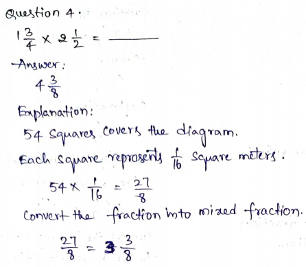Go Math Grade 5 Answer Key Chapter 7 Multiply Fractions Page 319 Q4