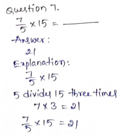 Go Math Grade 5 Answer Key Chapter 7 Multiply Fractions Page 333 Q7