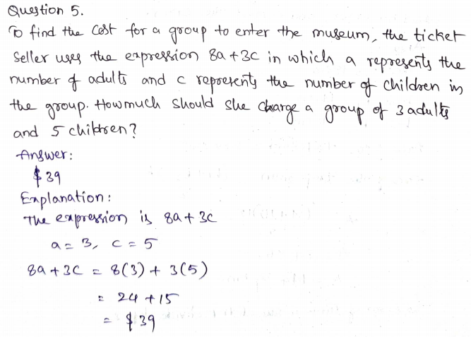 Go Math Grade 6 Answer Key Chapter 10 Area of Parallelograms Page 562 Q5