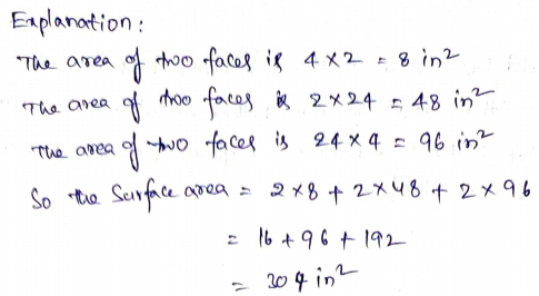 Go Math Grade 6 Answer Key Chapter 11 Surface Area and Volume Page 614 Q2.1