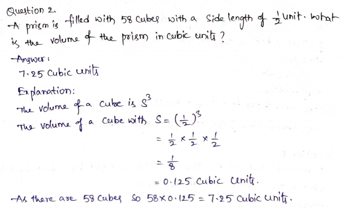 Go Math Grade 6 Answer Key Chapter 11 Surface Area and Volume Page 625 Q2
